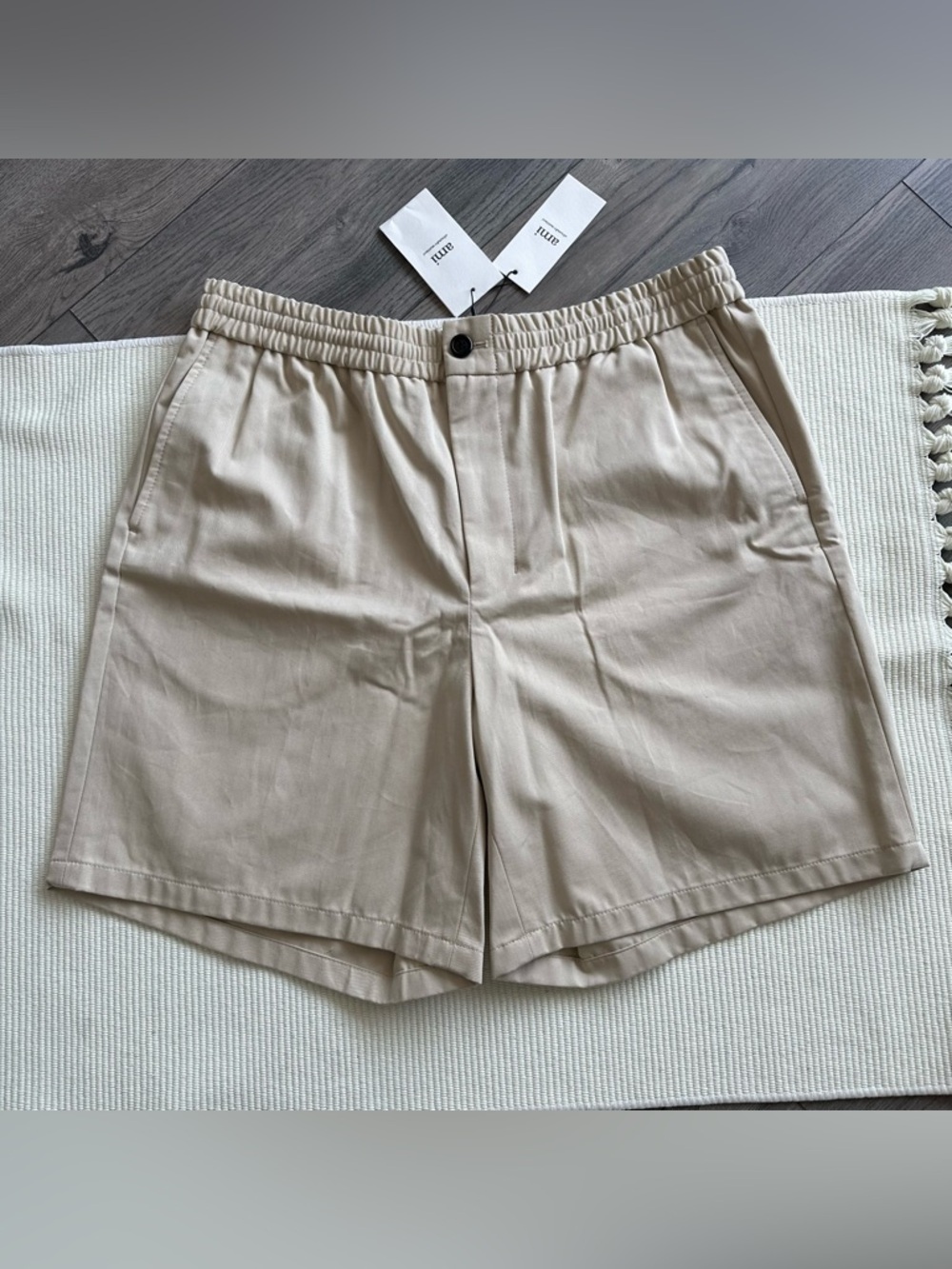 AMI Alexandre Mattiussi Elasticated Waist Vanille Shorts